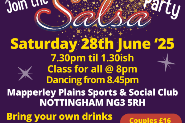 Salsa Party - Saturday 28th June