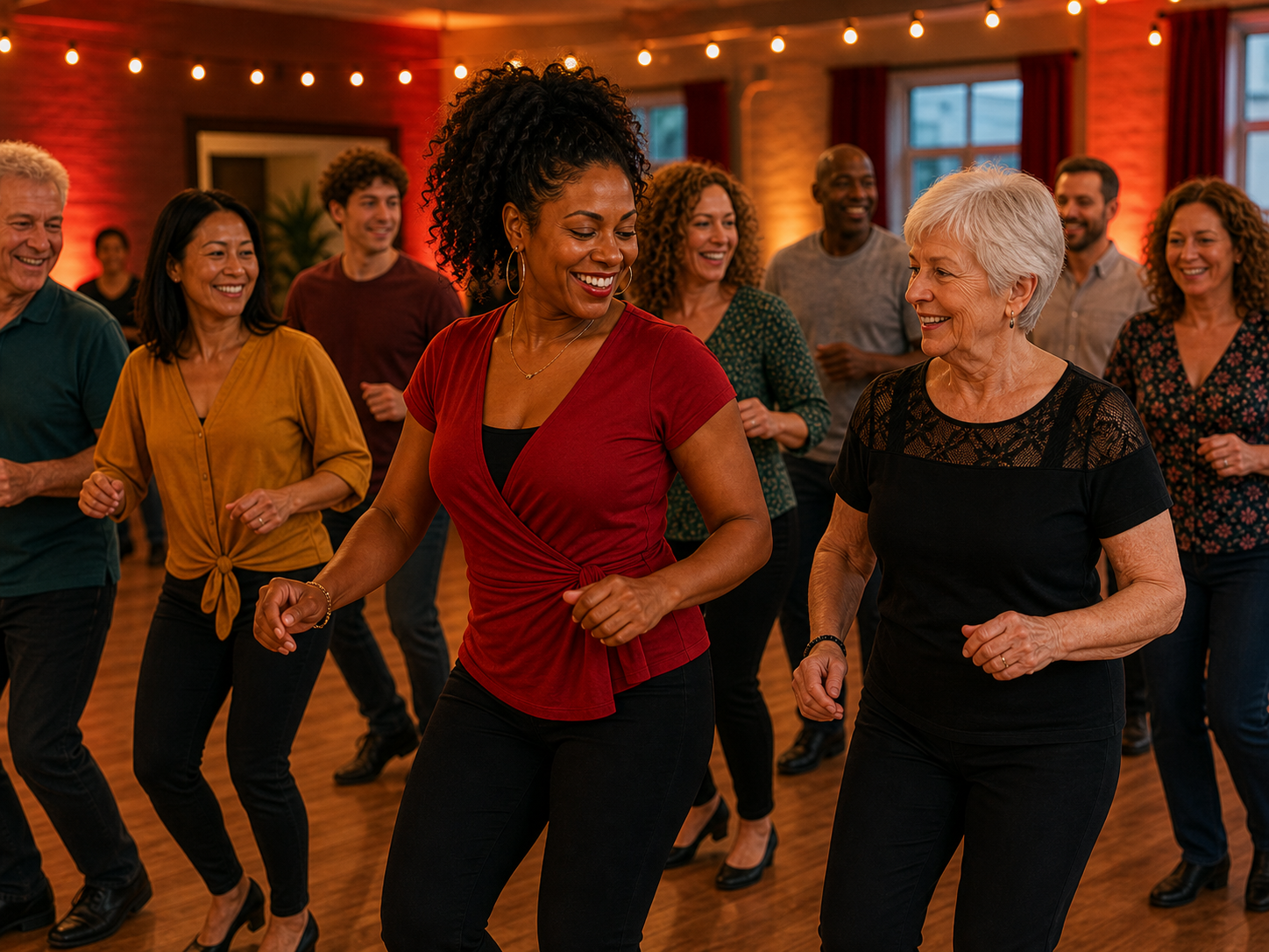 Salsa-led wellbeing and community event activity in Alfreton