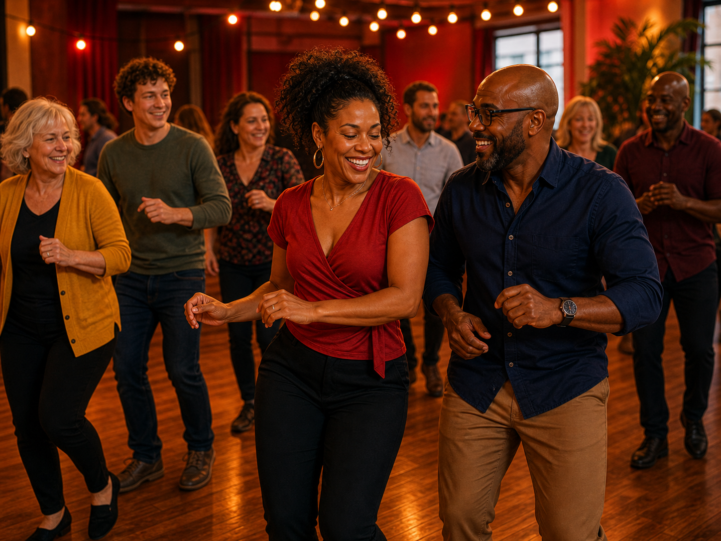 Salsa-led wellbeing and community event activity in Ilkeston